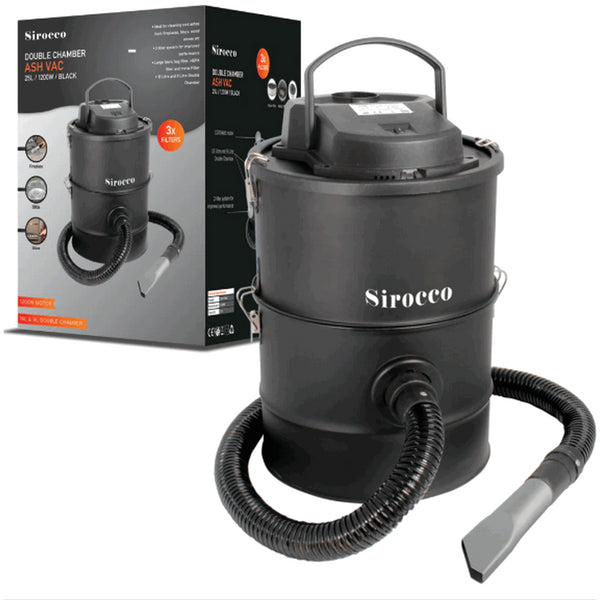 SIROCCO ASH VAC DOUBLE CHAMBER 25LT  ~